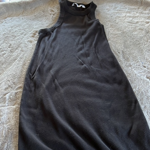 Calvin Klein Contour Knit Rib Midi Dress - Picture 3 of 3